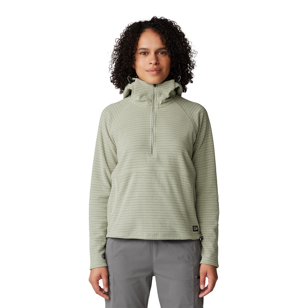 Mountain Hardwear - W Summit Grid™ Half Zip - white sage 341