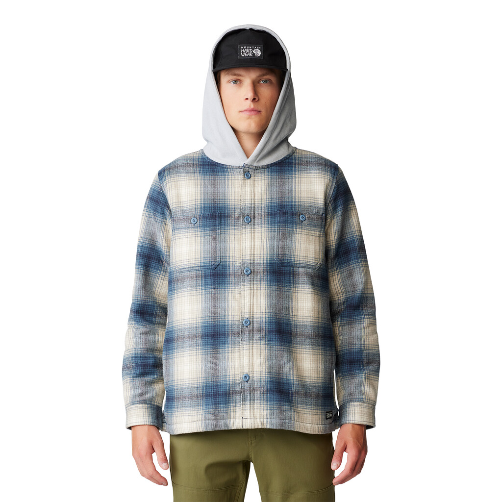 Mountain Hardwear - M Plusher™ Microchill Lined Shirt - asiatic blue ombre buffalo check print 445