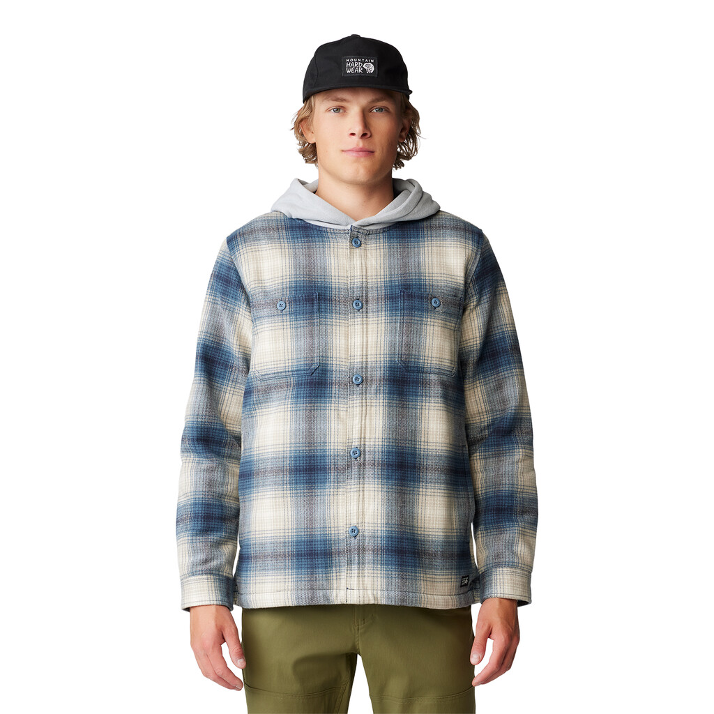 Mountain Hardwear - M Plusher™ Microchill Lined Shirt - asiatic blue ombre buffalo check print 445