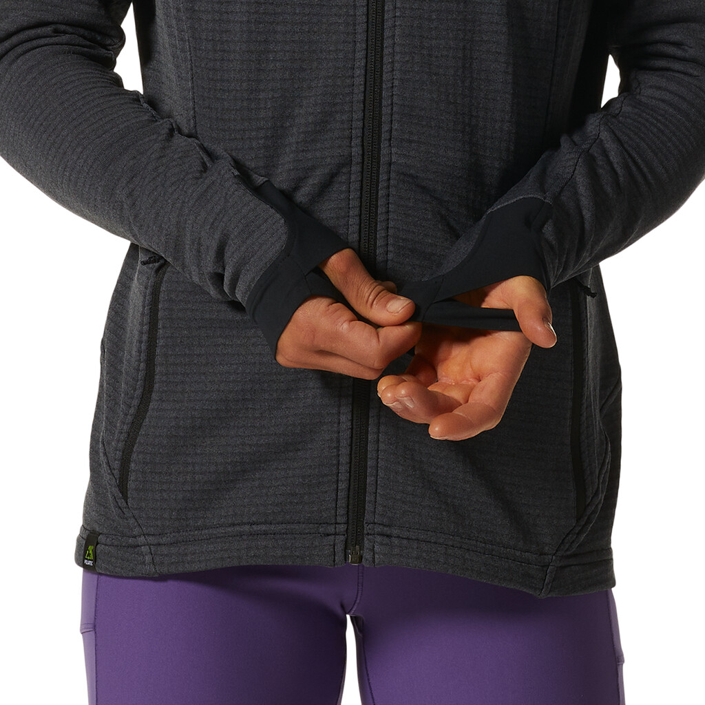 Mountain Hardwear - W Polartec® Power Grid™ Full Zip Hoody - blue slate heather 450