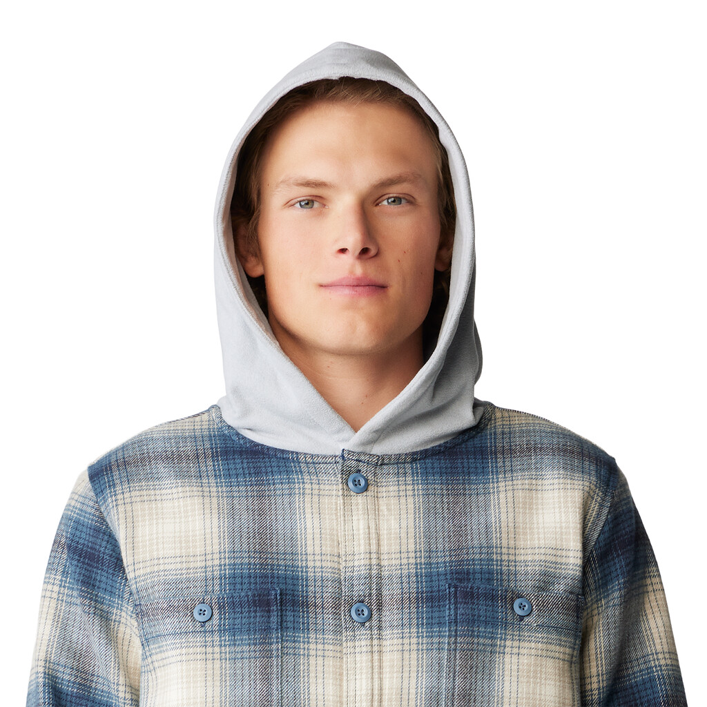 Mountain Hardwear - M Plusher™ Microchill Lined Shirt - asiatic blue ombre buffalo check print 445