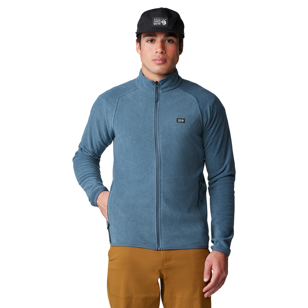 Mountain Hardwear - M Microchill™ Full Zip Jacket - montauk blue heather 430