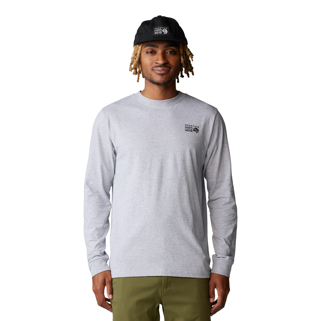 Mountain Hardwear - M Box Logo M Long Sleeve - hardwear grey heather 057